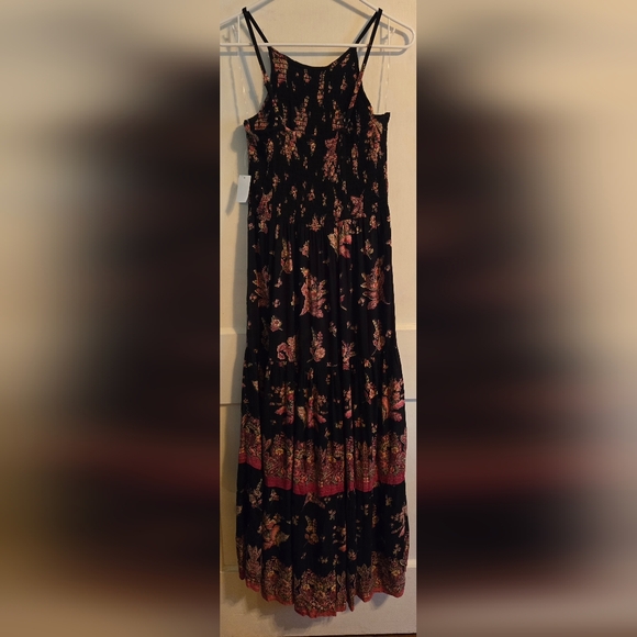 NWT | Angie | Women's Boho Smocked Floral Maxi Dress | Size: M - Picture 6 of 14